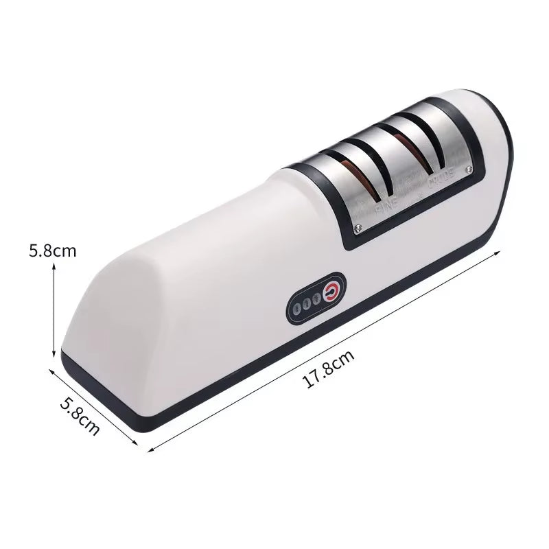 Knife Sharpener Professional Electric Knife USB Electric Knife Sharpener Adjustable Rechargable Sharpener Kitchen Tool Grinder