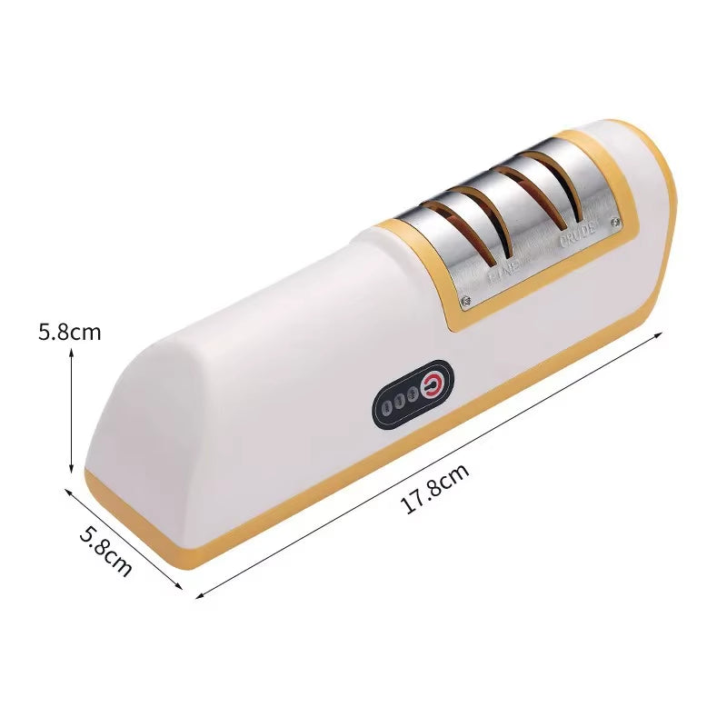 Knife Sharpener Professional Electric Knife USB Electric Knife Sharpener Adjustable Rechargable Sharpener Kitchen Tool Grinder